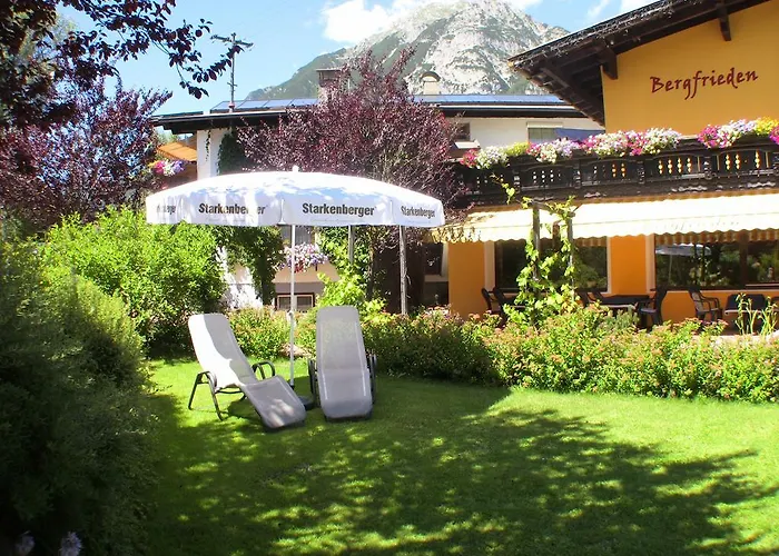 게스트하우스 Bergfrieden Leutasch/seefeld 로이타쉬